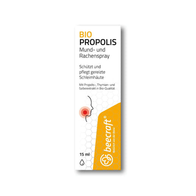 beecraft Propolis BIO Mund- und Rachenspray, 15 ml