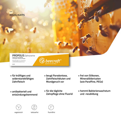 beecraft Propolis Zahncreme, 50 ml