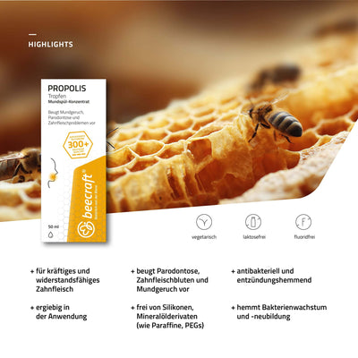 beecraft Propolis Mundwasser, 50 ml