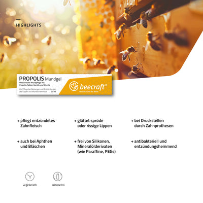 beecraft Propolis Mundgel, 20 ml
