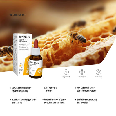 beecraft Propolis Tropfen 55%, 30 ml