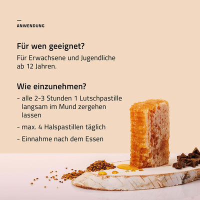 beecraft Halspastillen Propolis, 30 Stück